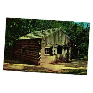 Millers Blacksmith Shop Postcard New Salem State Park Lincoln Illinois History